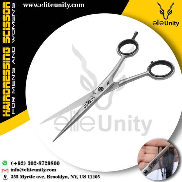 Professional Hair Cutting Scissors (Black) - (ELITE UBC Set)